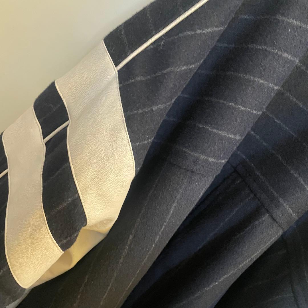 MAISON SPECIAL カレッジブルゾン スタジャン