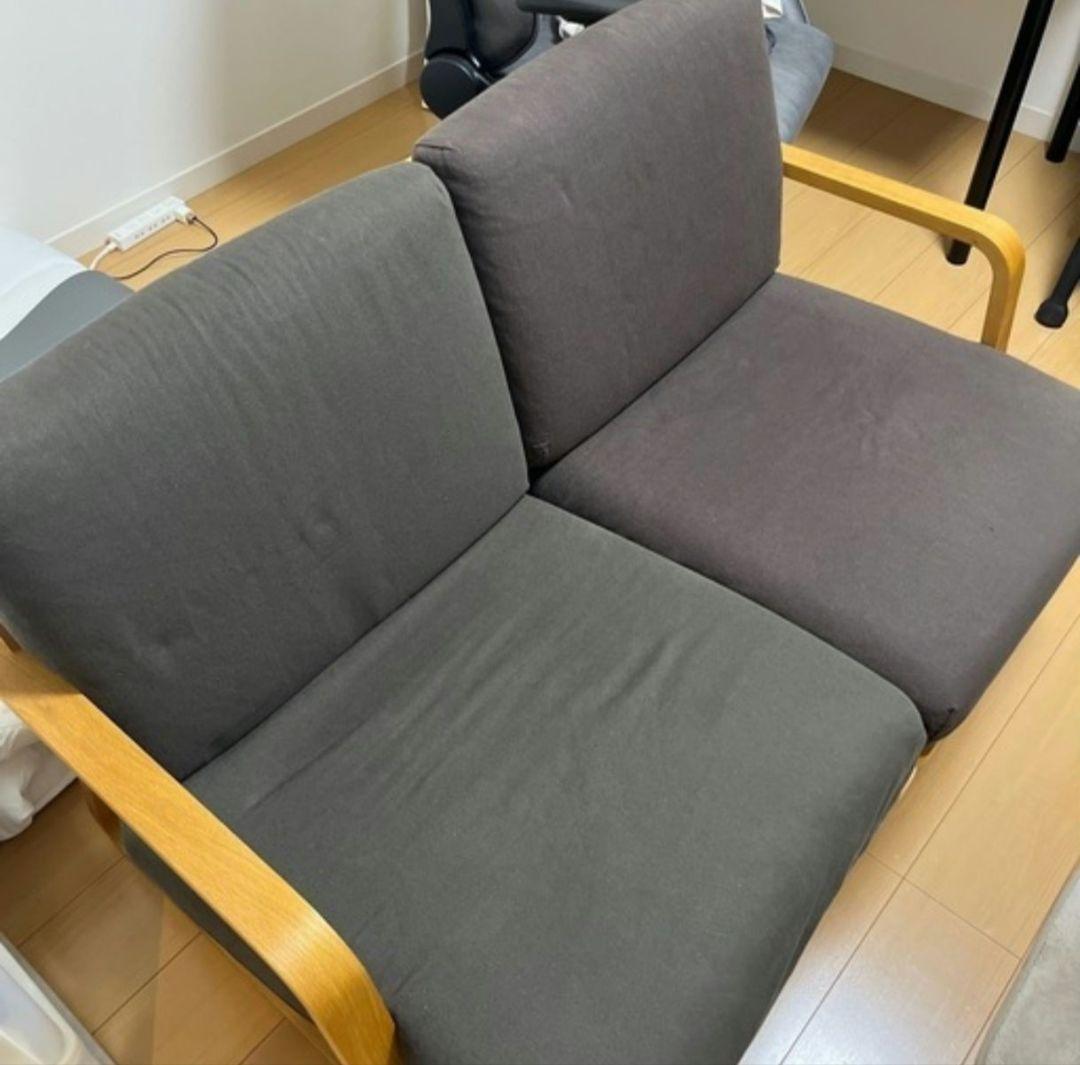 【パグモモ】無印良品　リビングでもダイニングでもつかえるテーブル2