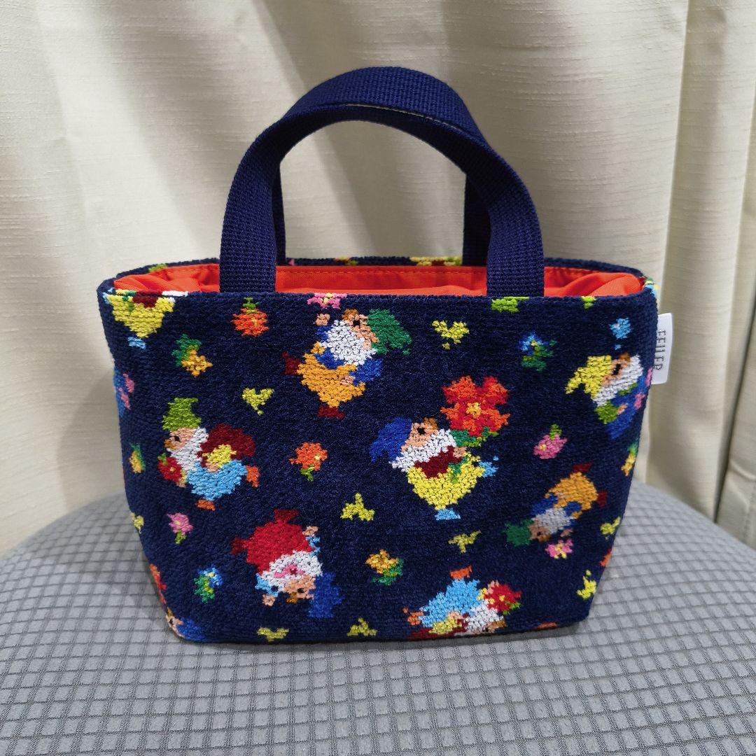 FEILER 巾着ハンドバッグ ハンカチ ショップ袋付き