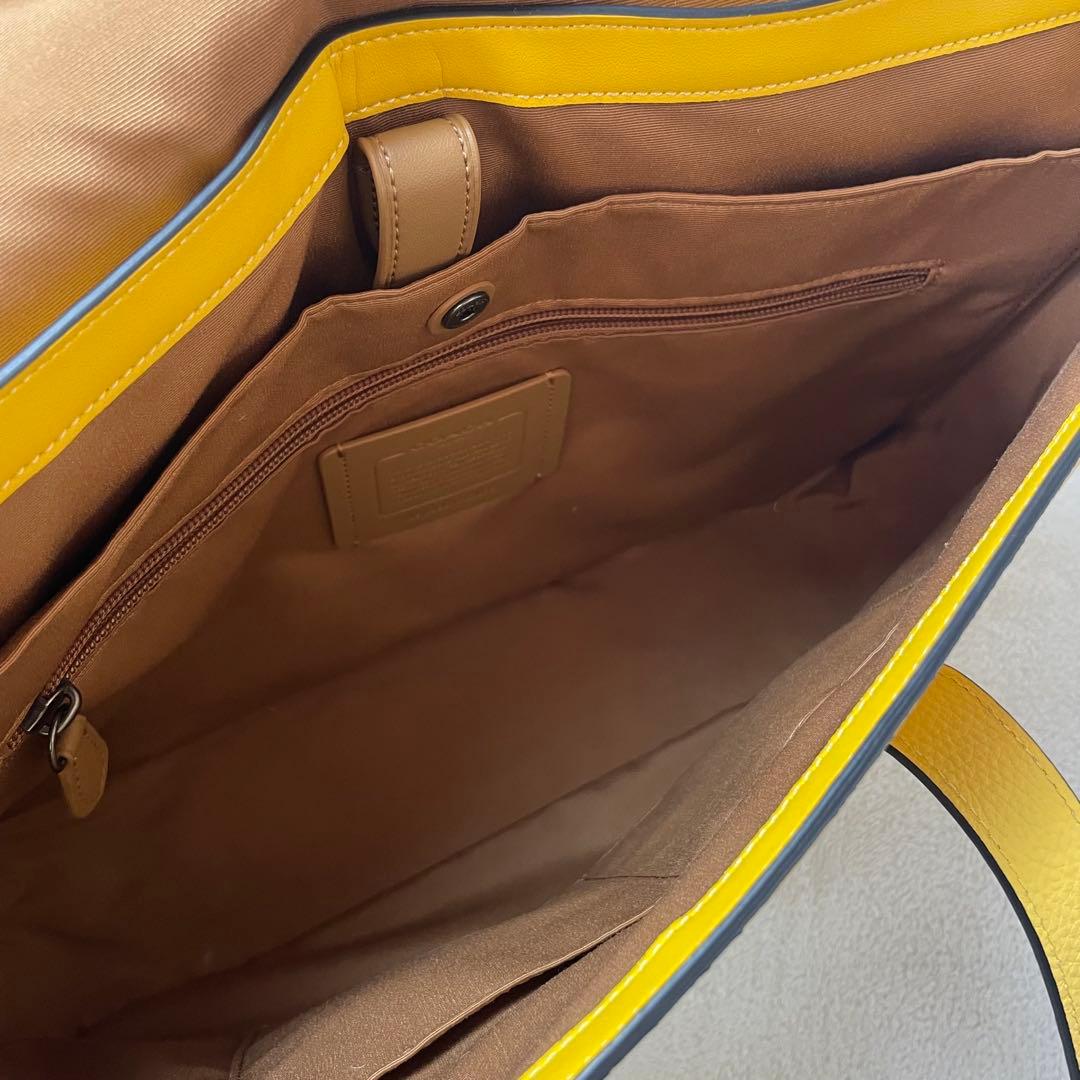 希少色　コーチ サリバン ポートフォリオ ブリーフ ビジネスバッグ　2way