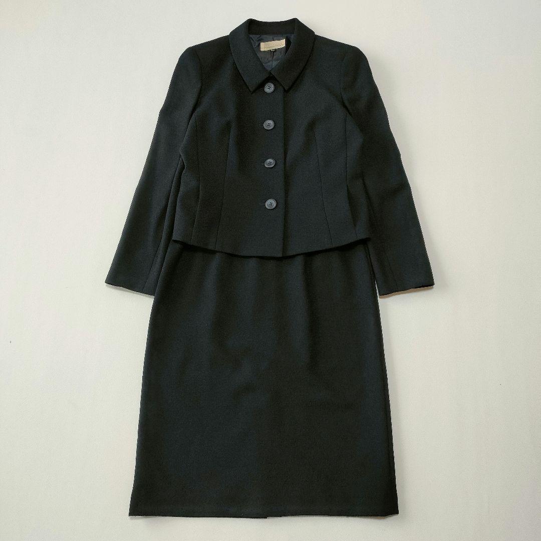 東京イギン　高級フォーマルジャケットワンピースセット　ネイビー　お受験