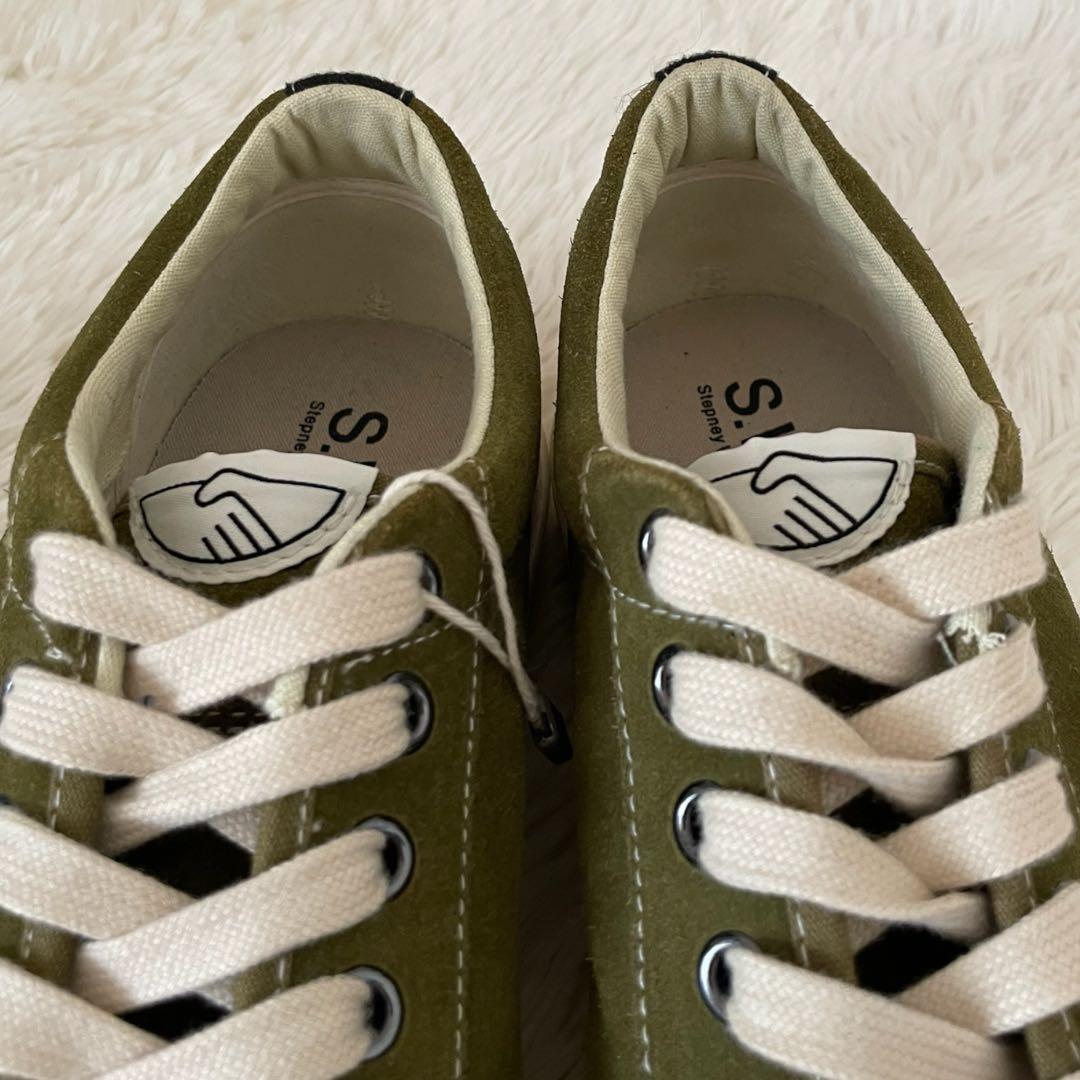 美品 SWC スニーカー 41 26cm グリーン SWC スエード