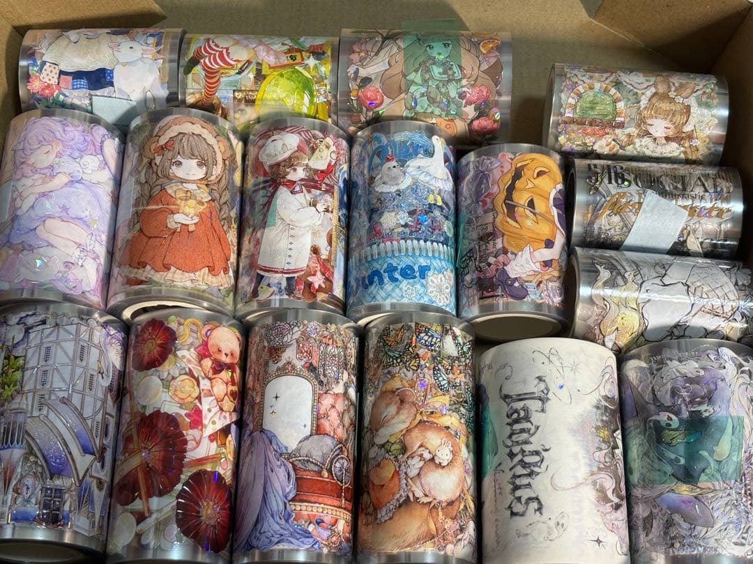 T*☆様 中古まとめ売り　海外人物マステ17本