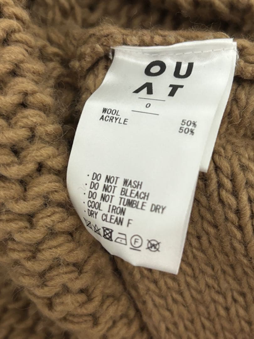 k*i様 22aw OUAT ニットカーディガン　タグ有