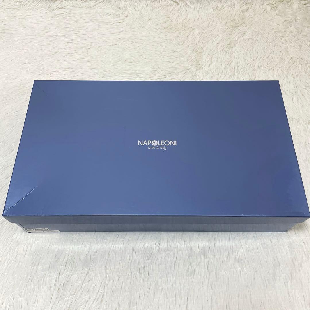 新品未使用品✨定価5万　ナポレオーニ　イタリア製　ロングブーツ　本革　22.5
