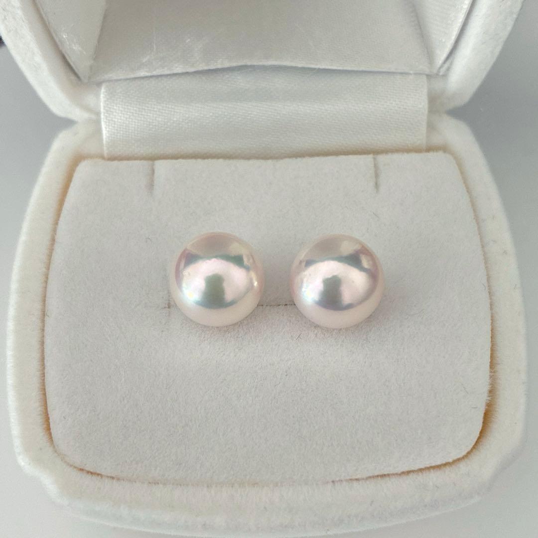 天女クラスアコヤ本真珠ピアス新品未使用ケース付き