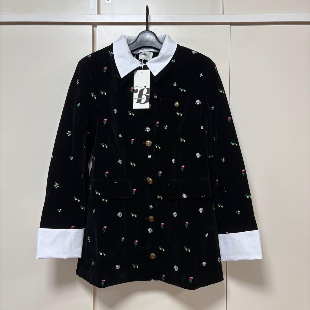 タグ付き新品 bibiy B. STARRY JACKET DRESS 刺繍