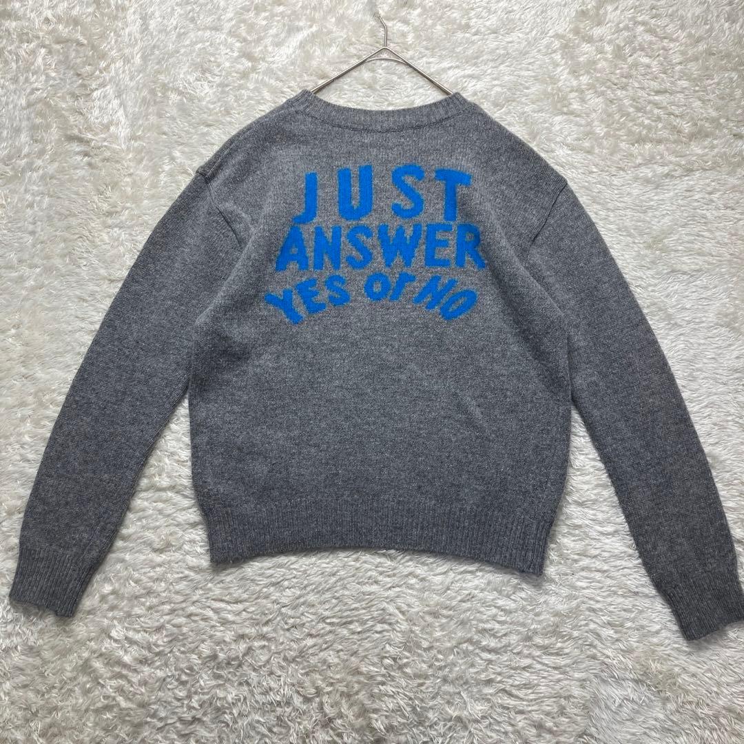 希少✨ machatt マチャット ロゴ ニット ウール混 グレー 韓国製