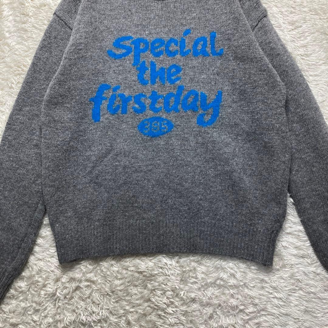 希少✨ machatt マチャット ロゴ ニット ウール混 グレー 韓国製