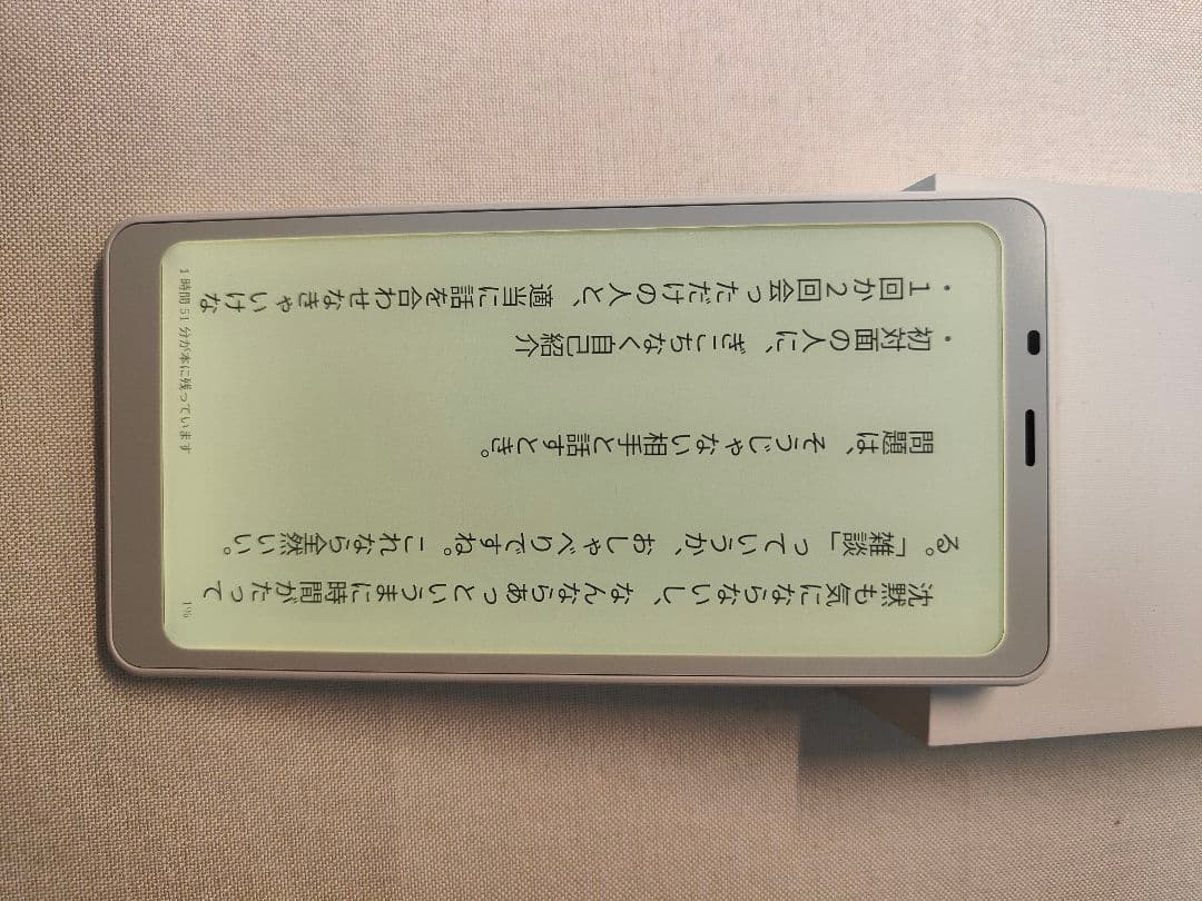 電子リーダー　BOOX　palma 白