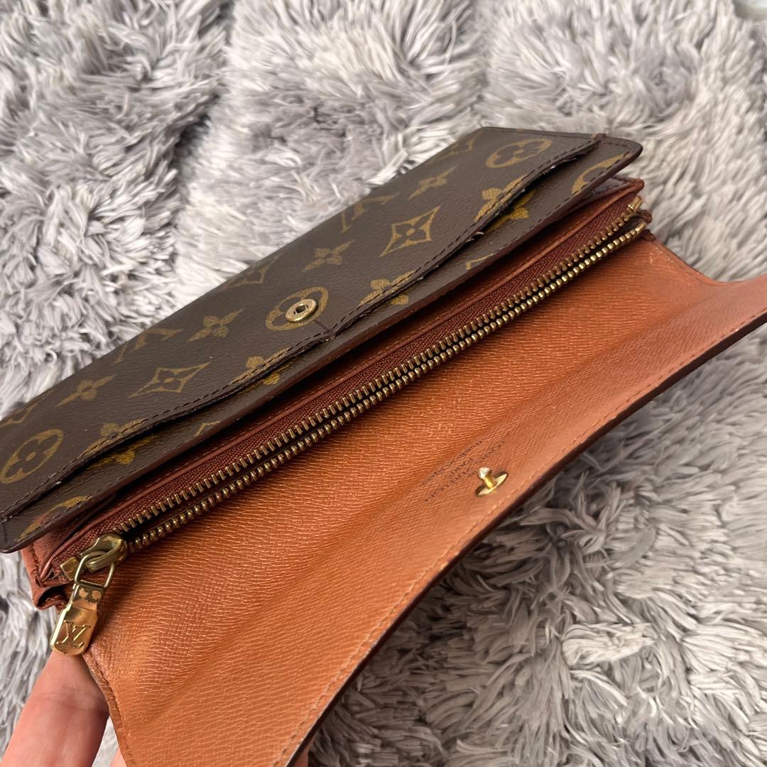 ルイヴィトン　モノグラム　ポルトモネクレディ　長財布　メンズ　レディース