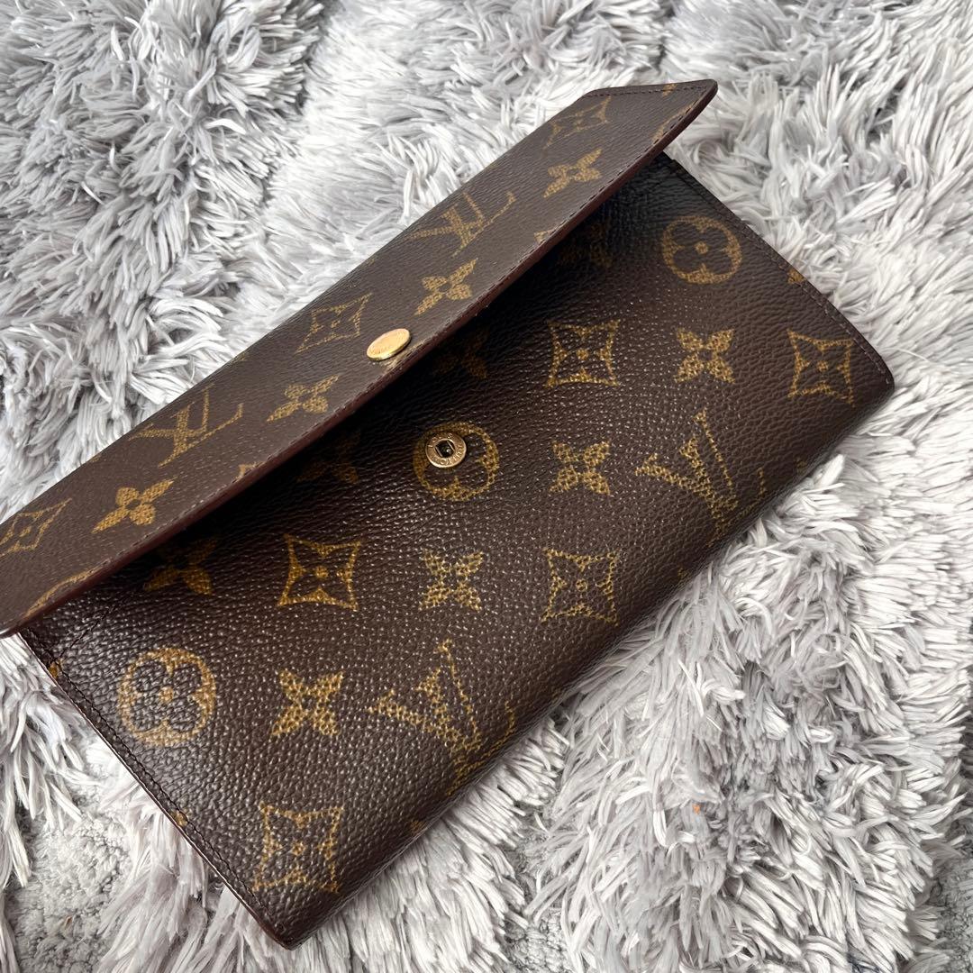 ルイヴィトン　モノグラム　ポルトモネクレディ　長財布　メンズ　レディース