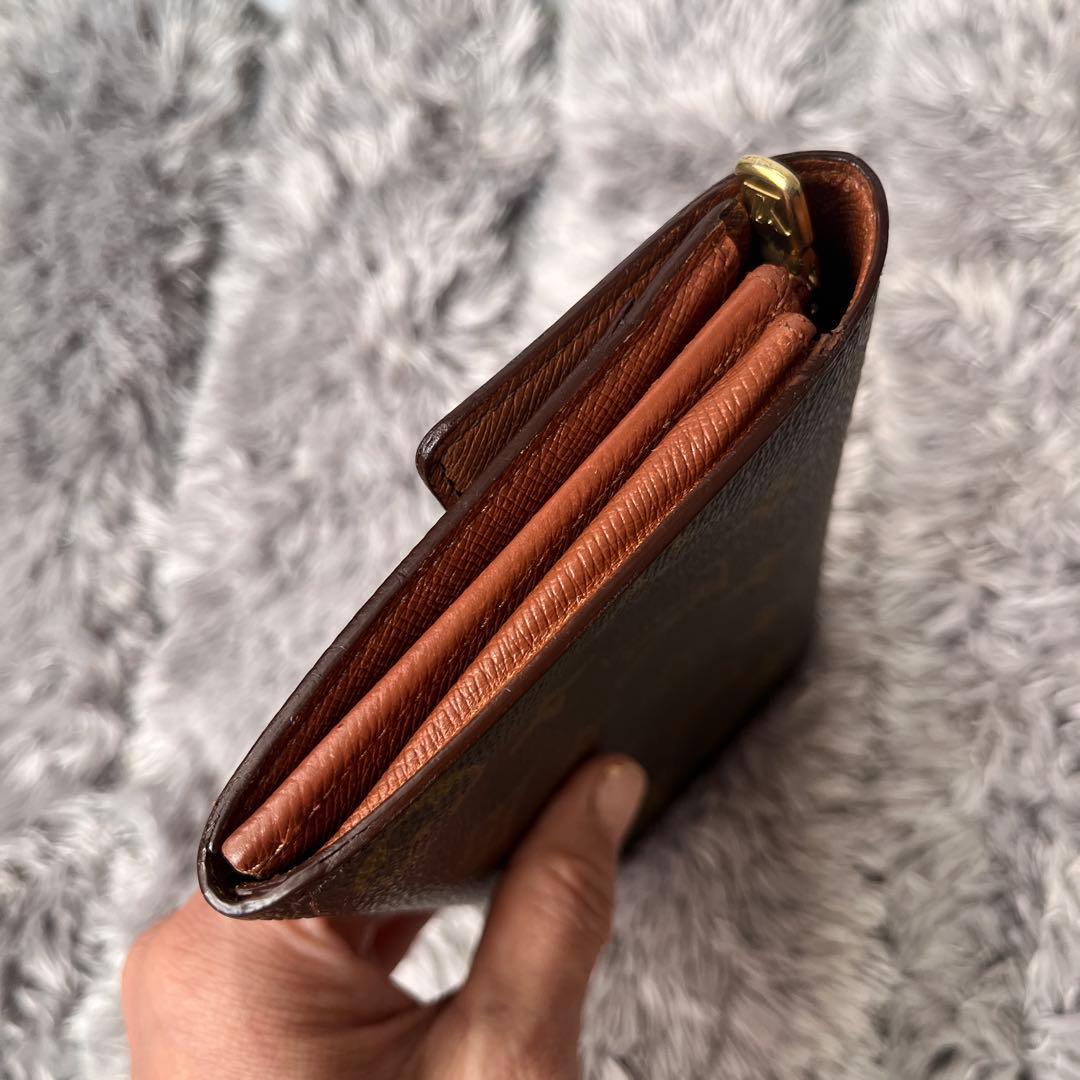 ルイヴィトン　モノグラム　ポルトモネクレディ　長財布　メンズ　レディース