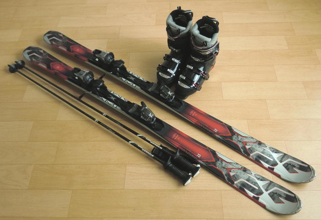 ■■1月限定■送料無料■K2■メンズスキーセット■板153靴26-26.5■■