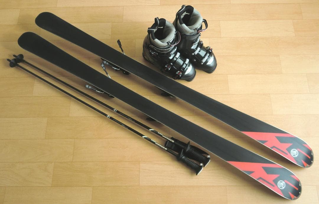 ■■1月限定■送料無料■K2■メンズスキーセット■板153靴26-26.5■■