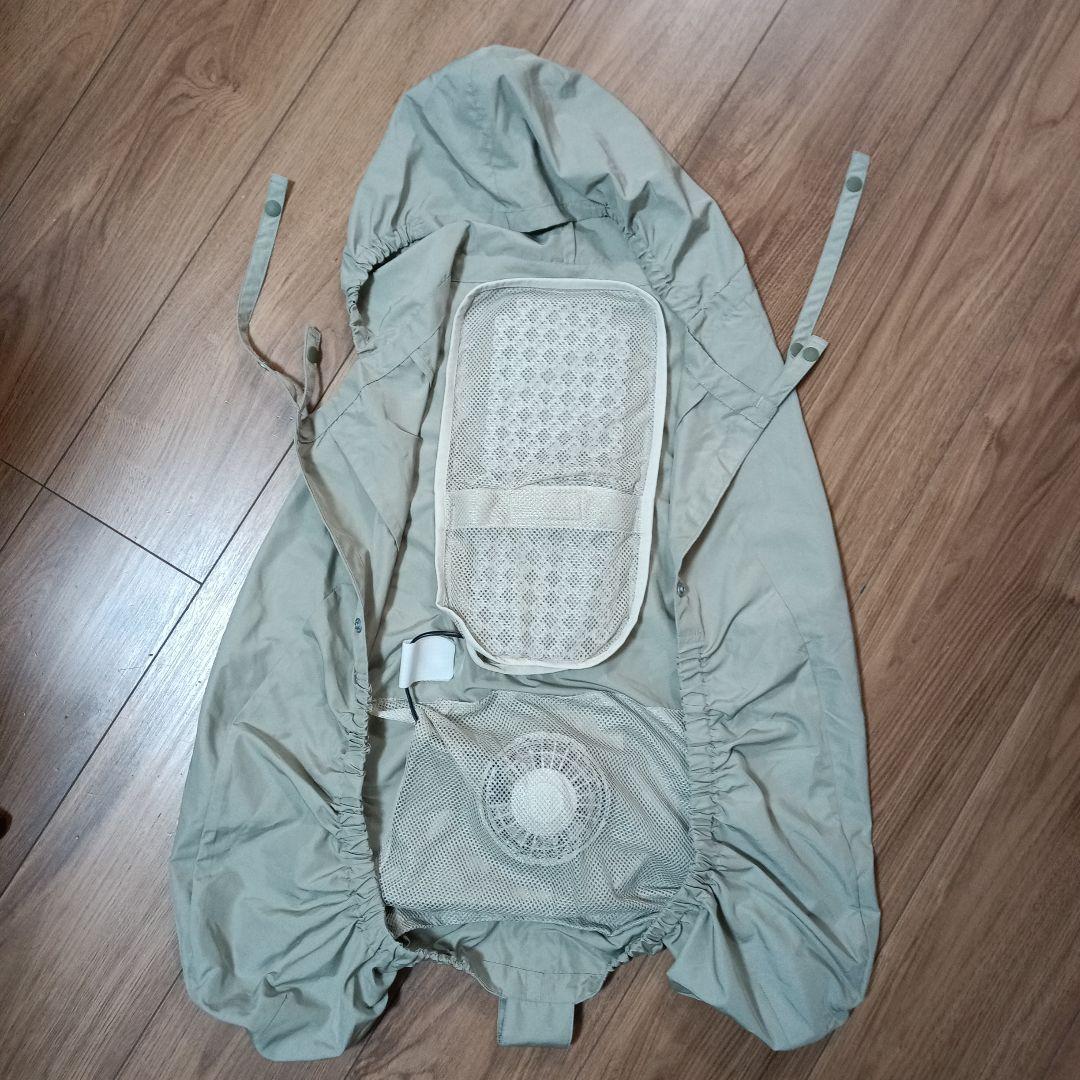 空調ベビーケープ バッテリーセット　ダッドウェイ ベビーホッパー （ライトモス