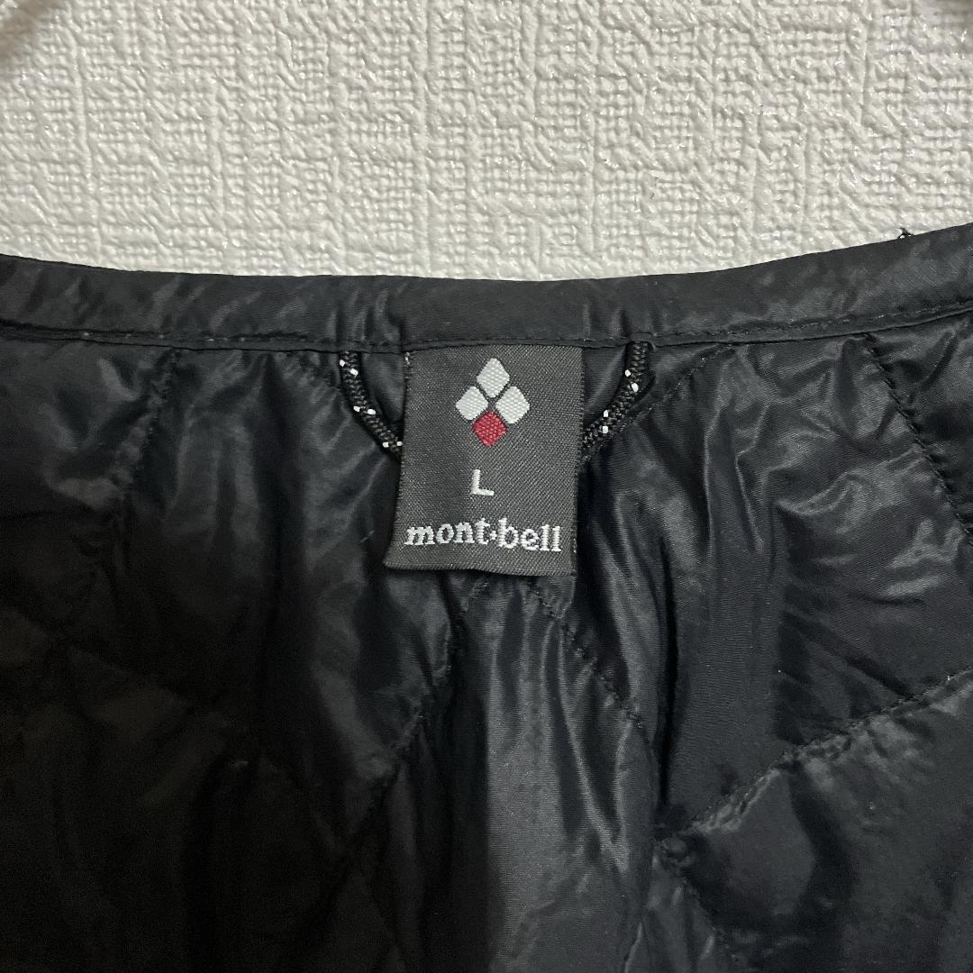 モンベル1101508スペリオダウンラウンドネックTレディースL半袖ジャケット黒