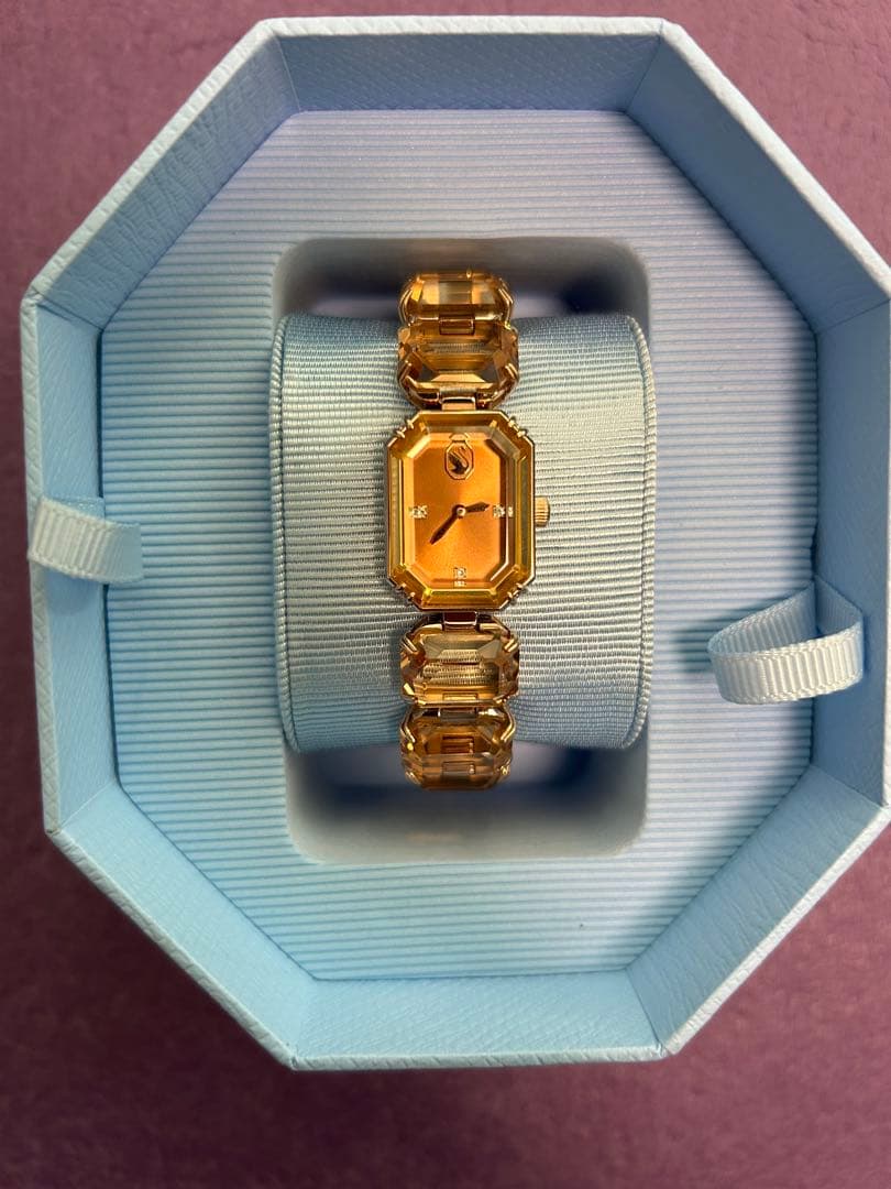 スワロフスキー ウォッチ ゴールド