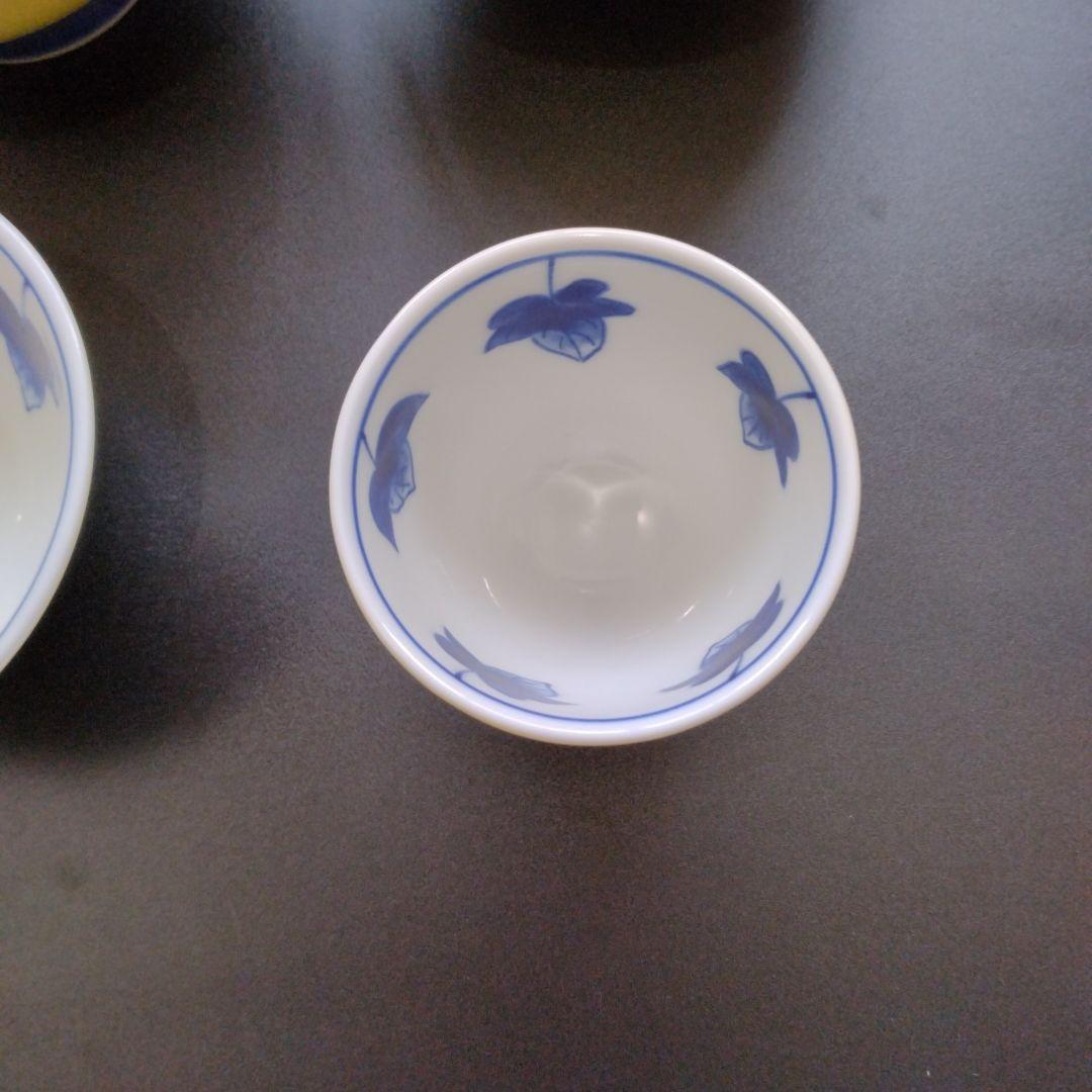 深川製磁　ツタ絵　器　セット　丼　御椀　湯呑み