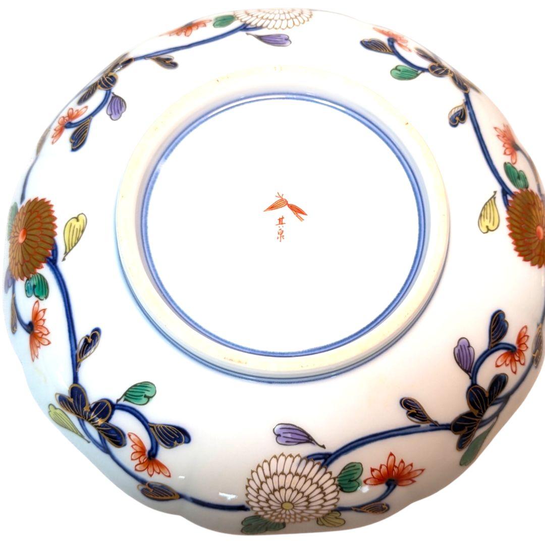 食卓の芸術品。有田焼 其泉 尾形光琳写し 和皿5枚 美品