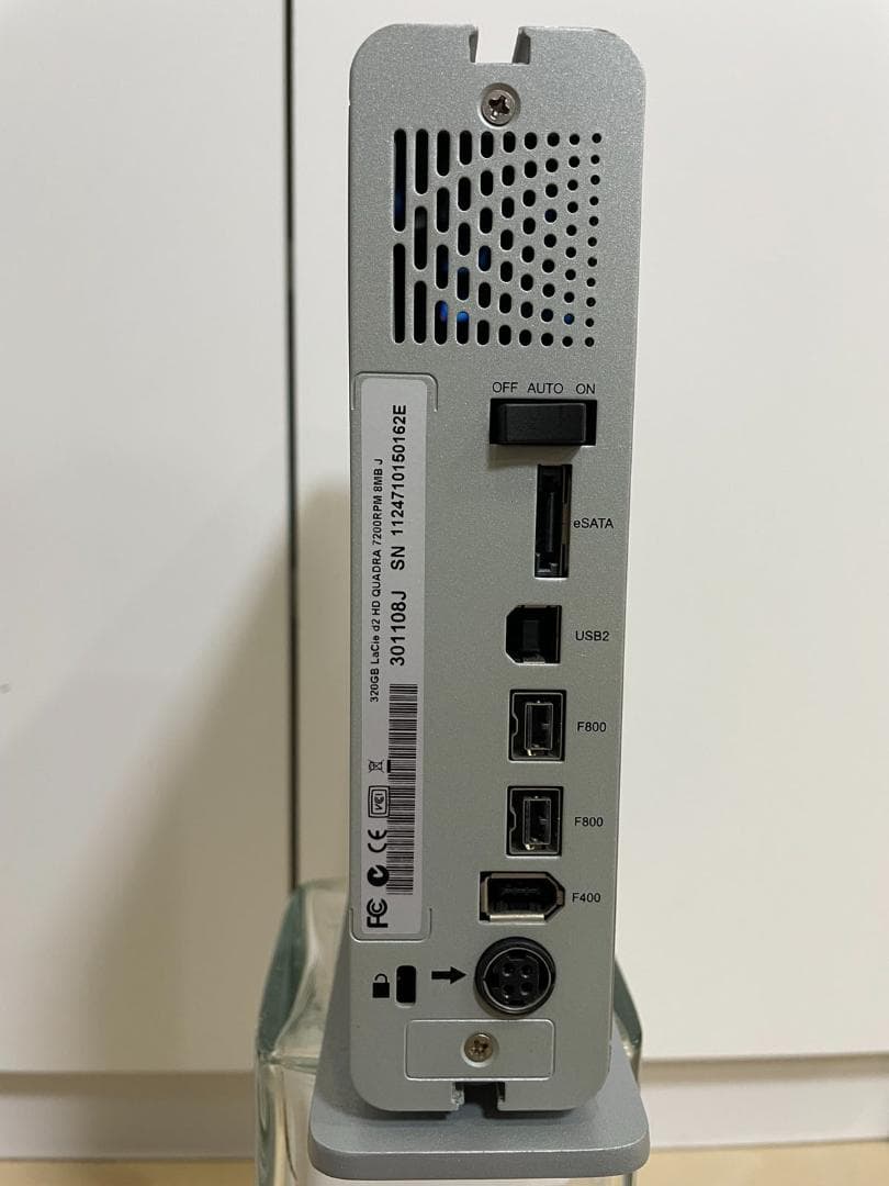 LACIE ハードディスクケース eSATA、F800、F400環境完備