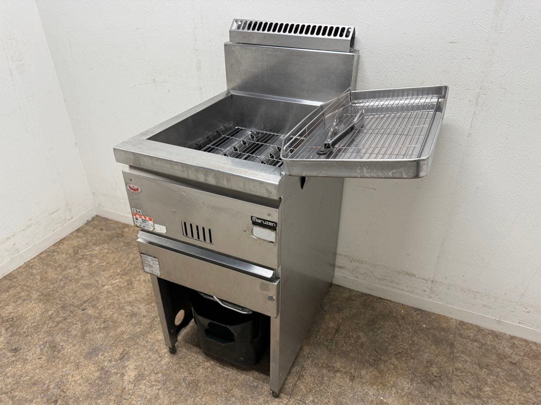 マルゼン　業務用　ガスフライヤー　都市ガス　厨房　飲食店　MGF-18J