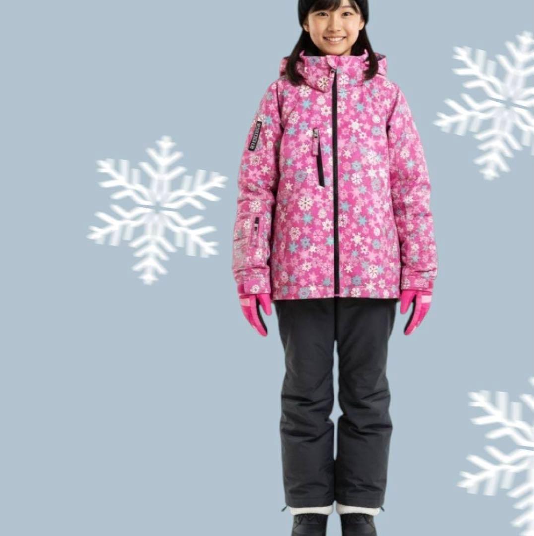 【美品】DESCENTE ヒートナビ スキーウェア 140cm