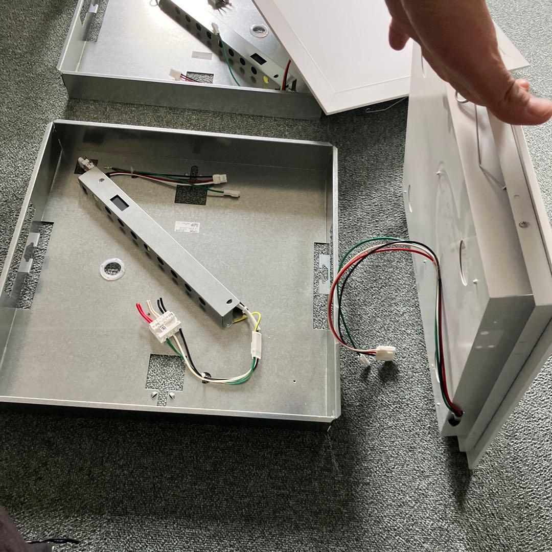 5セット ！6000lm スクエア型ベースライト　定価51500円