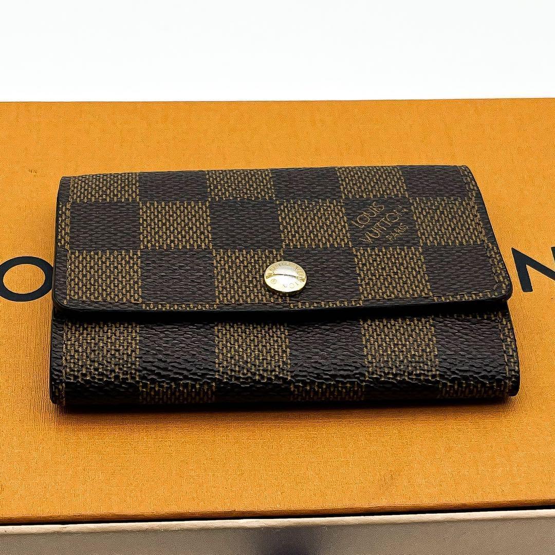 ルイヴィトン【最高級美品】ダミエエベヌミュルティクレ6キーケースキーリング