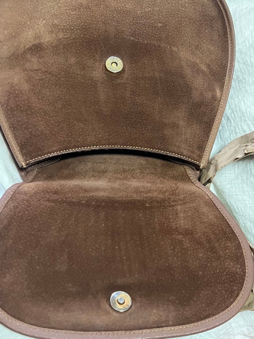 GUCCI オールドグッチ ワンショルダー バッグ スエード ホースビット