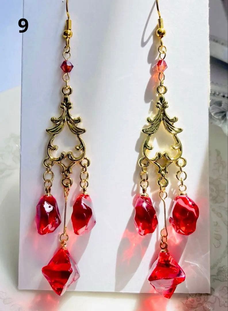 青山葵/レジンピアス20点