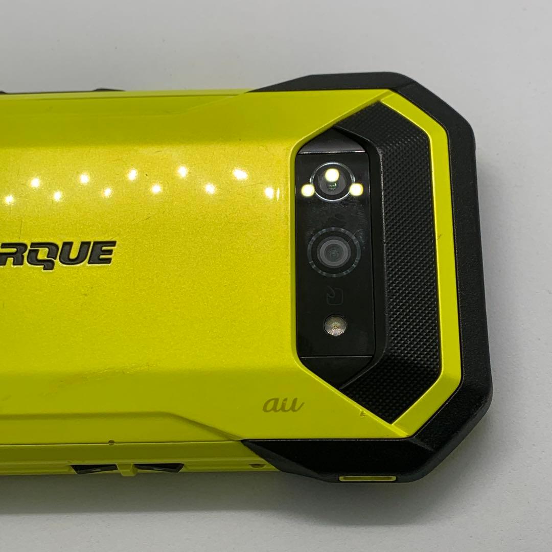 京セラ TORQUE 5G KYG01 イエロー SIMフリー au タフネス