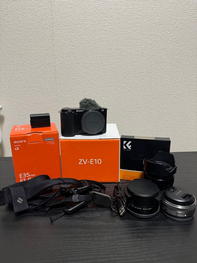 SONY VLOGCAM ZV-E10 単焦点レンズセット 付属品多数
