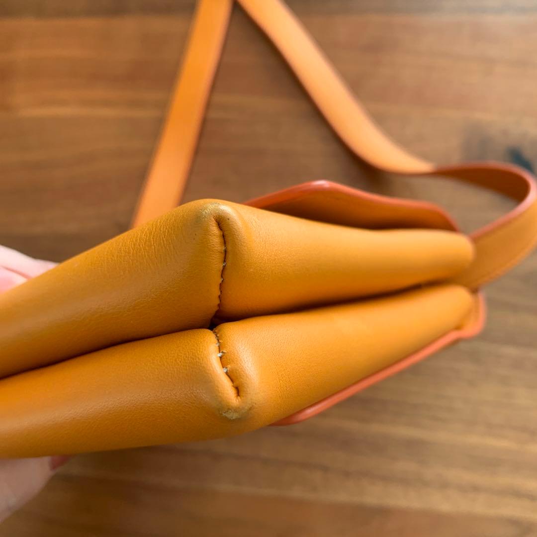 【美品】JIL SANDER ジルサンダー　バッグ　オレンジ