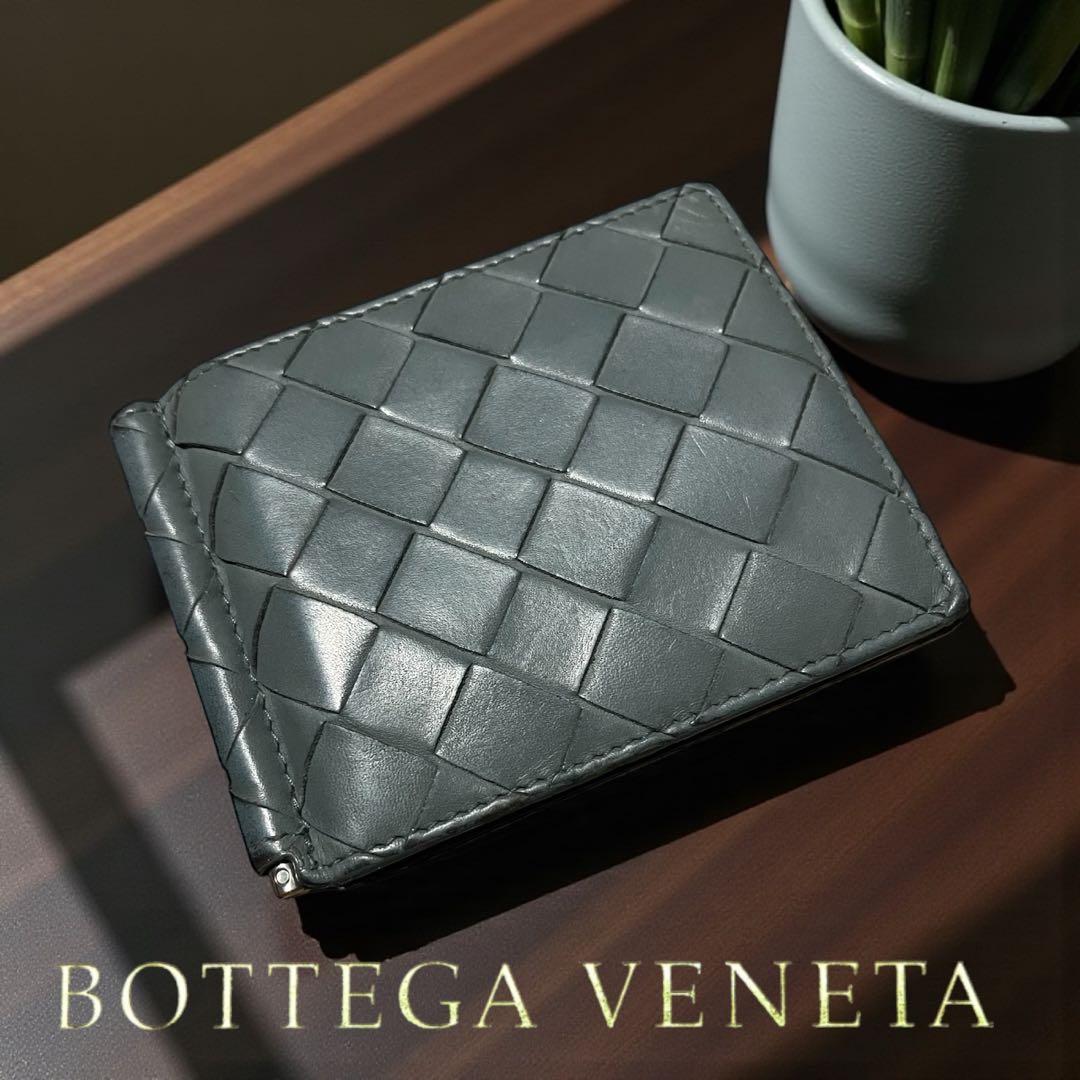 BOTTEGA VENETA イントレチャート マネークリップウォレット