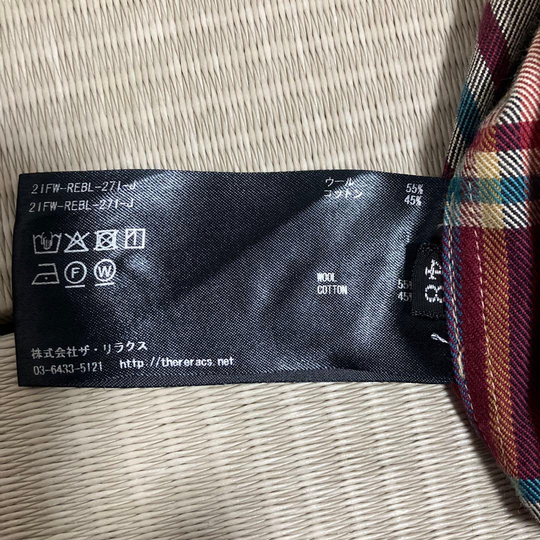 THE RERACS チェックブルゾン　サイズ48
