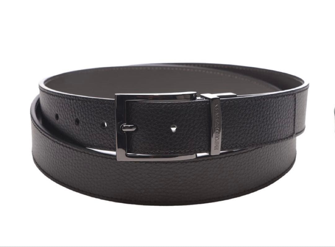 EMPORIO ARMANI リバーシブル シボレザー ベルト