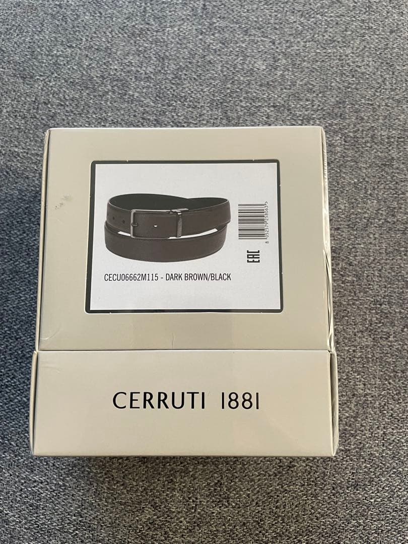 EMPORIO ARMANI リバーシブル シボレザー ベルト