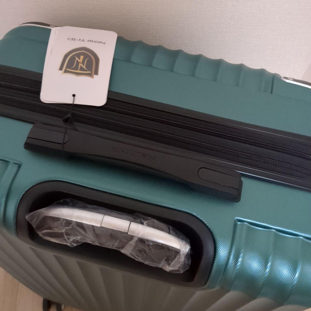 ピエール鈴木様　新品　New Tripスーツケース　グリーンL　95L 拡張機能