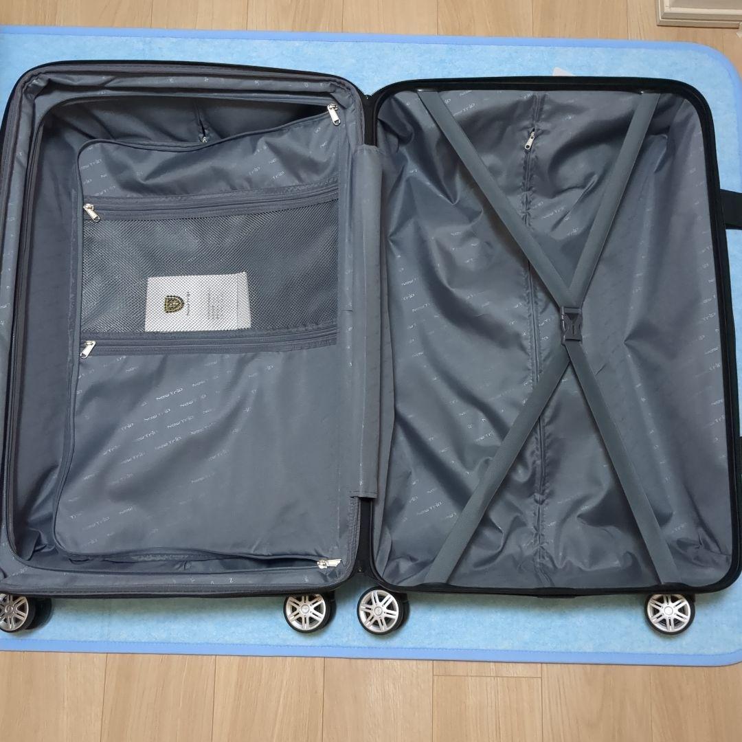 ピエール鈴木様　新品　New Tripスーツケース　グリーンL　95L 拡張機能