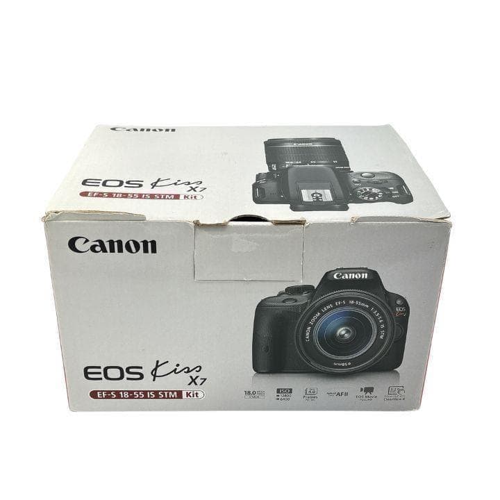 【最終値下げ】Canon Kiss X7 手ぶれ補正⭕️軽量小型 付属品多数！