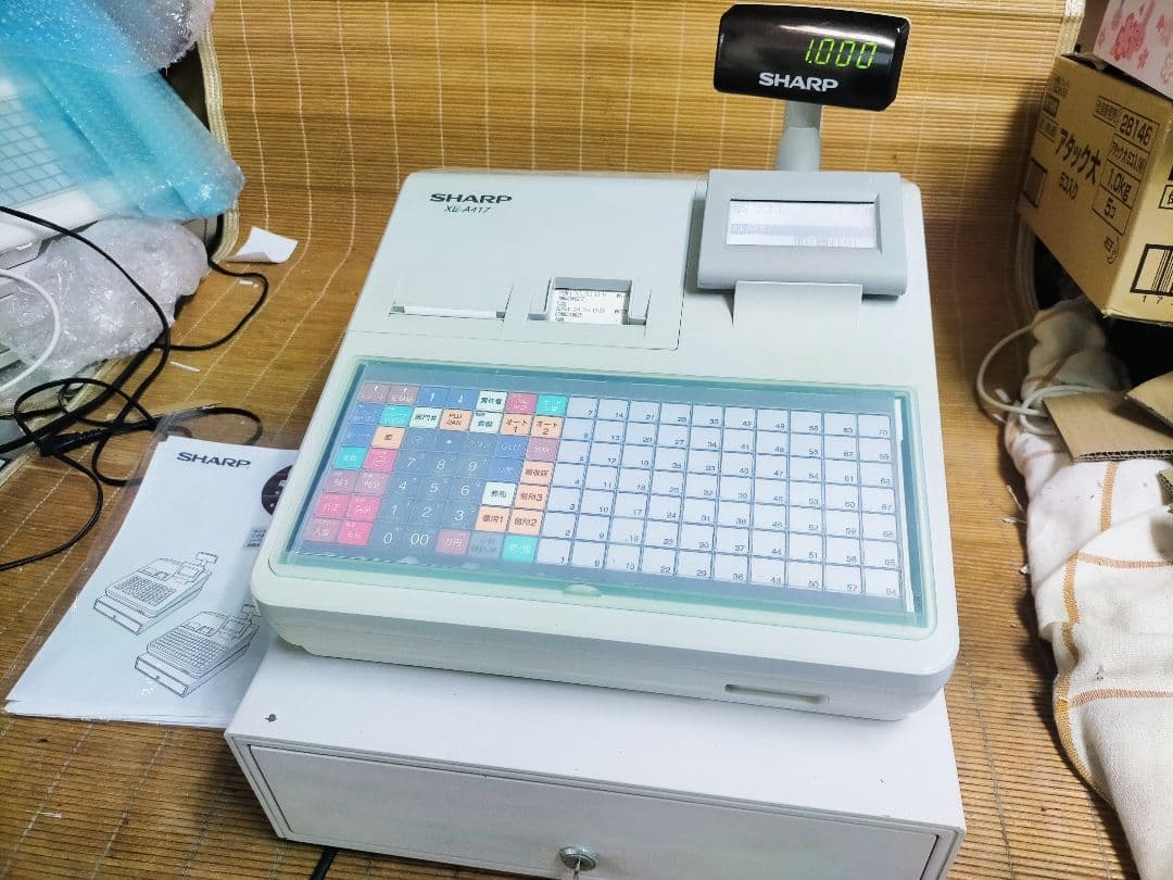 m*y様 シャープレジスター　XE-A417　PC連携売上管理　最上位機種　39