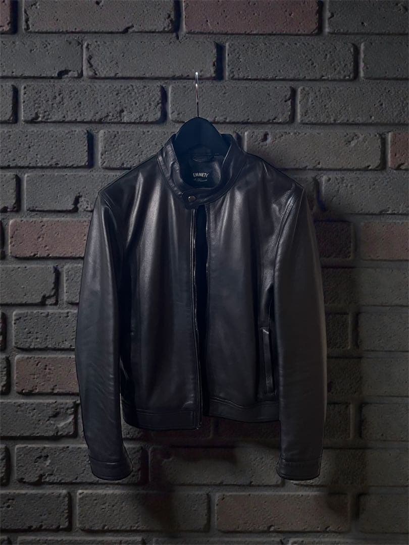 Emmeti エンメティ JURI シングルライダース ブラック 44