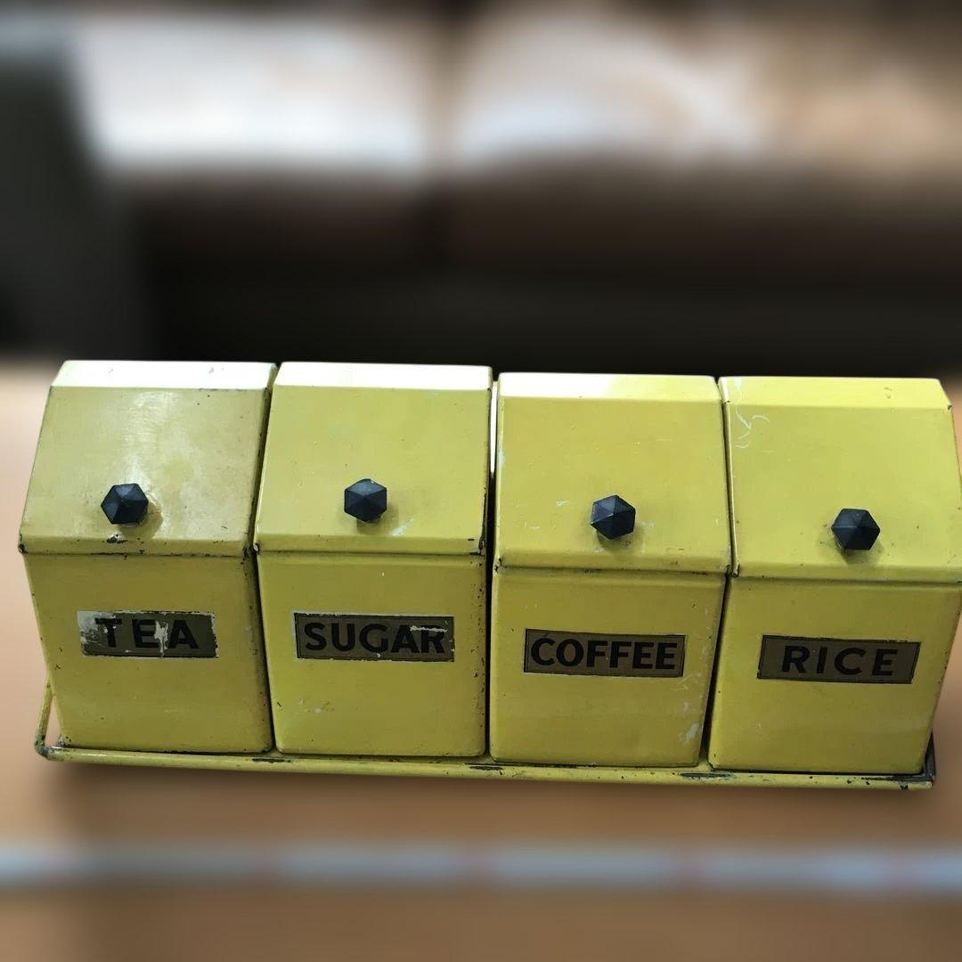 ビンテージ　キャニスターセット　ガレージ収納