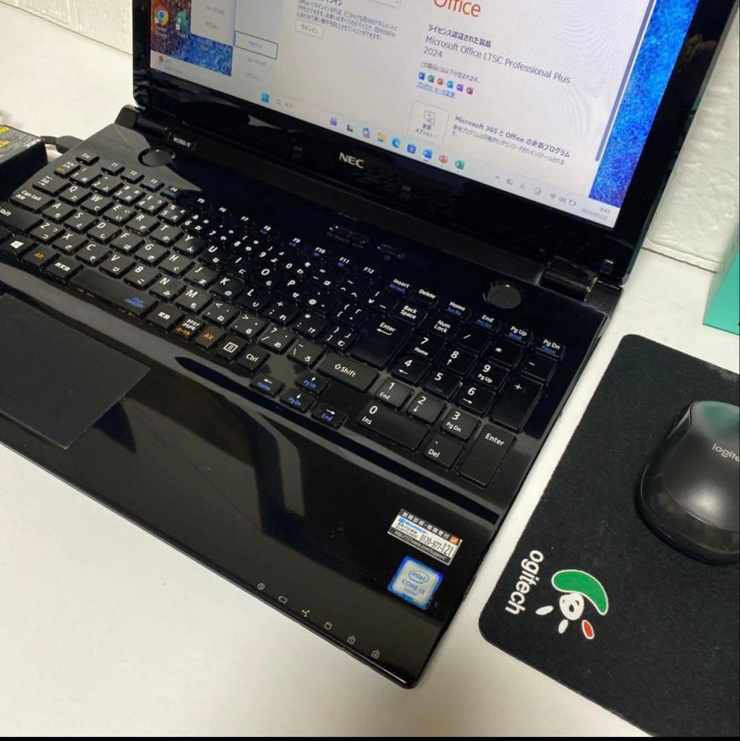 Windows11 オフィス付きSSDサクサク起動 WebカメラNECノートPC