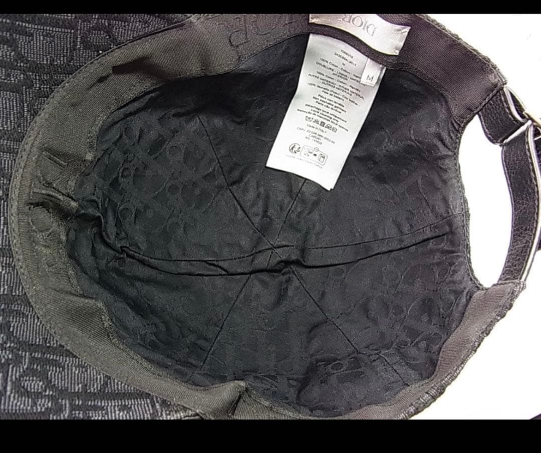 【正規品・美品】　DIORオブリークキャップMC