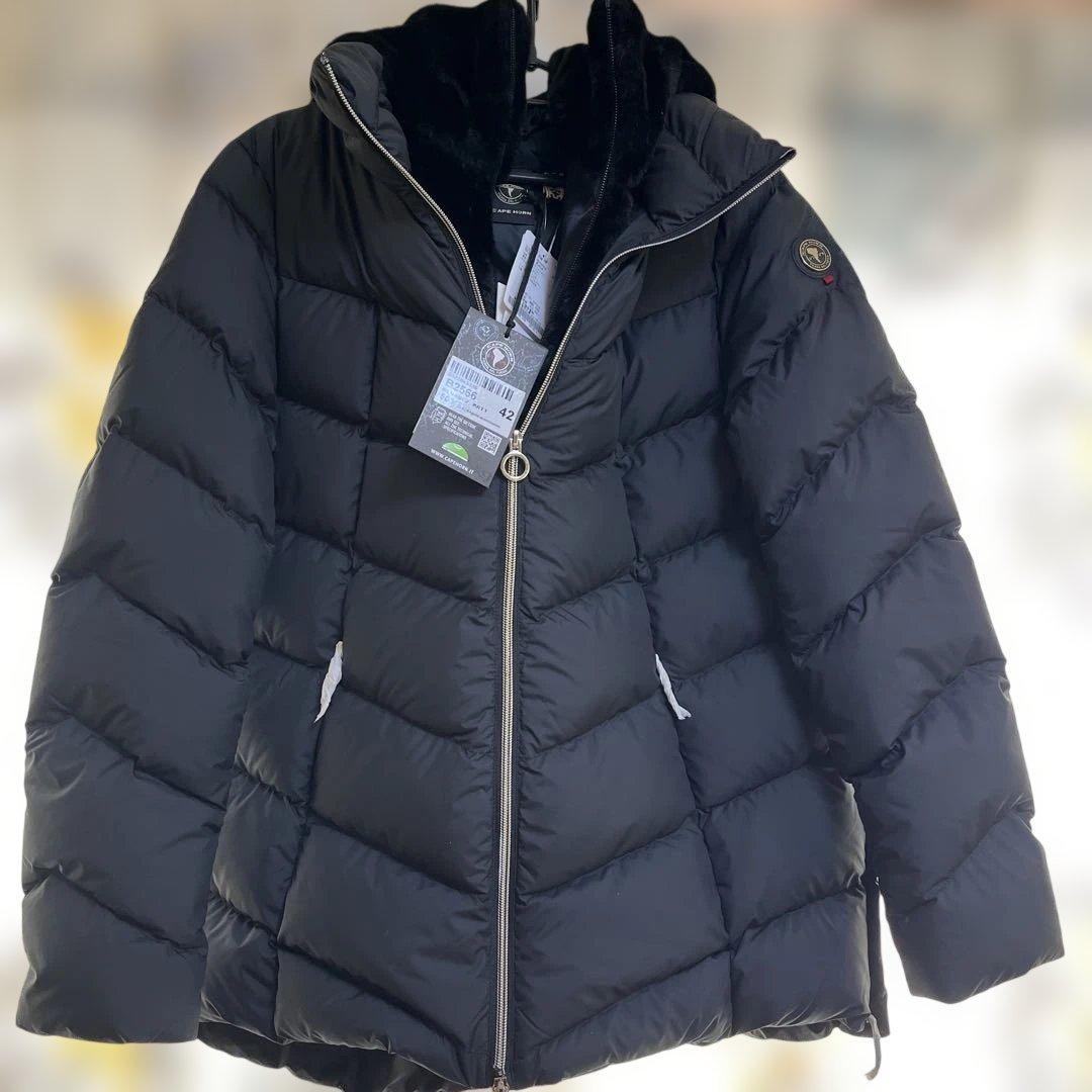 新品タグ付　CAPEHORN ALVAREZ ブラックダウンジャケット　42