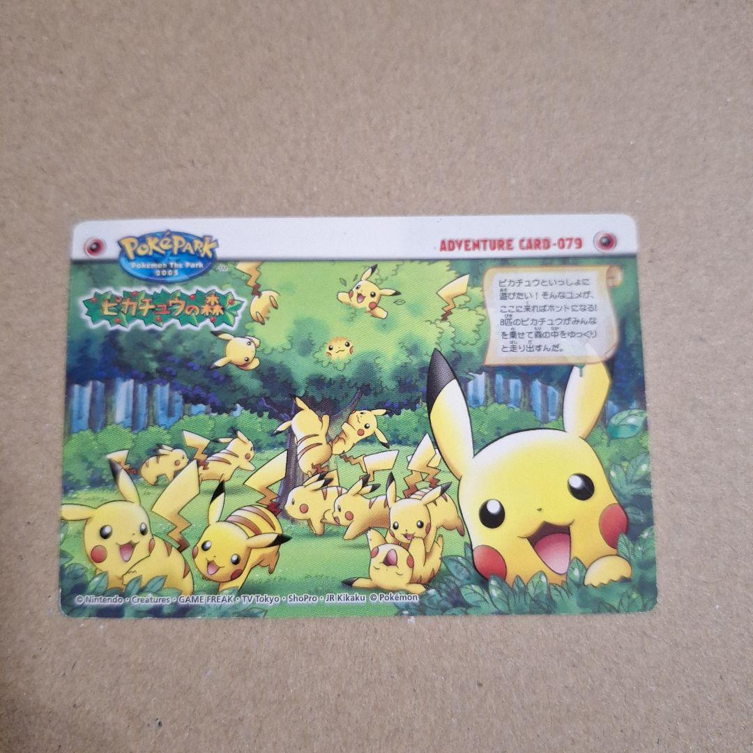 ずかんカード　ポケパーク　ピカチュウの森