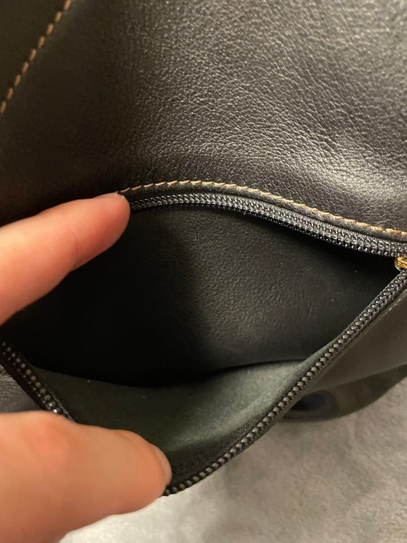 【美品】LOEWE アントン　バックパック　リュックサック　レザー　ブラック