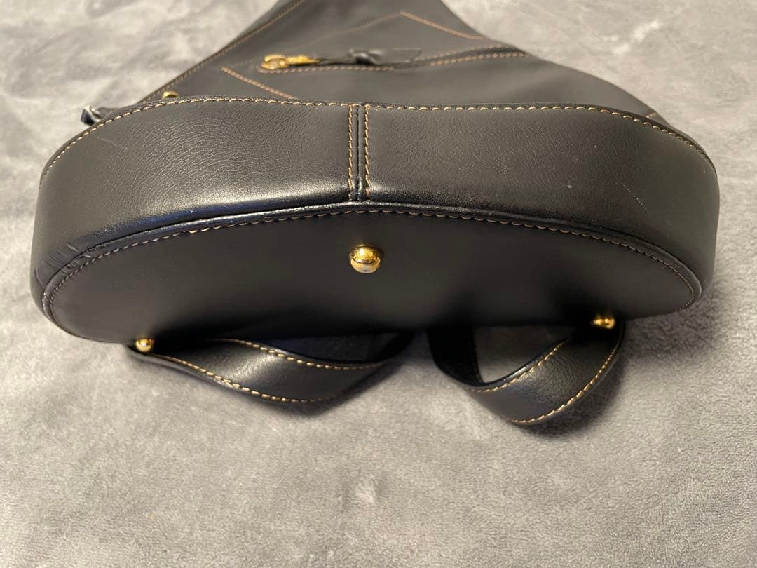 【美品】LOEWE アントン　バックパック　リュックサック　レザー　ブラック